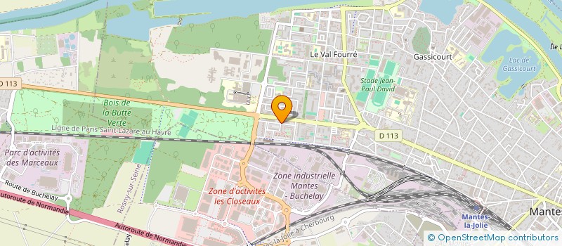 localisation de l'entreprise BEES 3  MANTES-LA-JOLIE