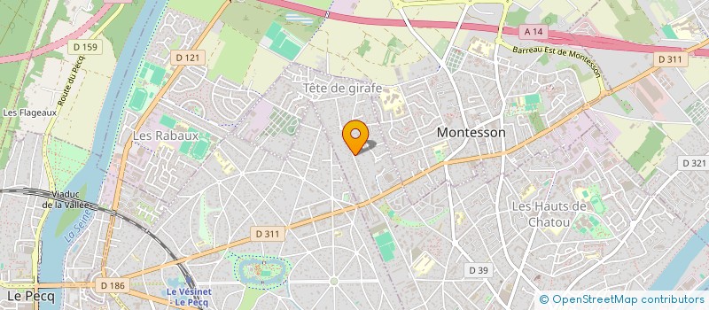 localisation de l'entreprise BEES CONSEIL  CHATOU