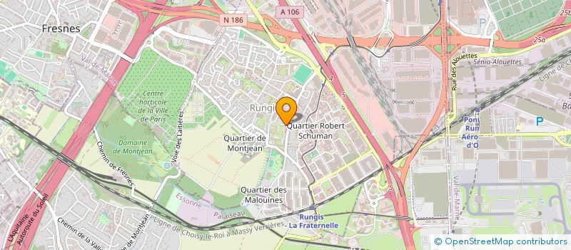 localisation de l'entreprise BEES.TECH à RUNGIS