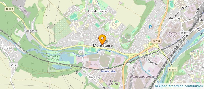 localisation de l'entreprise BEETHERM  MONTATAIRE