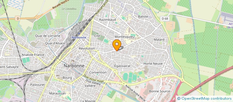 localisation de l'entreprise BEETHOVEN à NARBONNE
