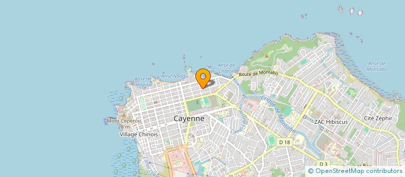 localisation de l'entreprise BEETLEJUICE  CAYENNE