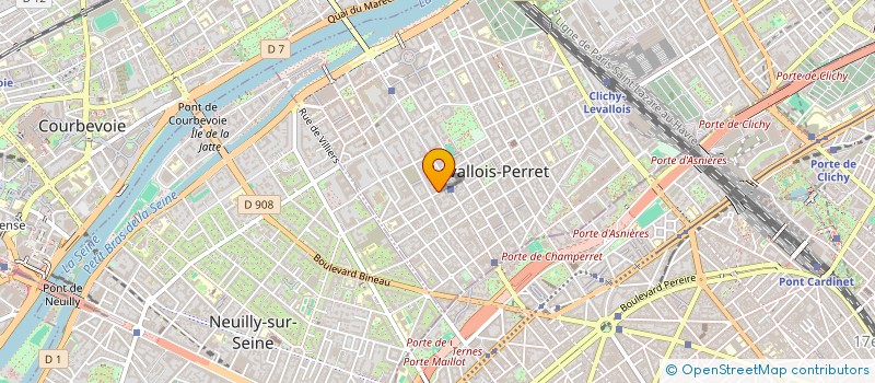 localisation de l'entreprise BEETOGREEN à LEVALLOIS-PERRET