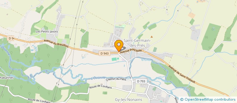 localisation de l'entreprise BEETS - NARDO - SOUBEIRAN - FENZY CABINET INFIRMIER  SAINT-GERMAIN-DES-PRES