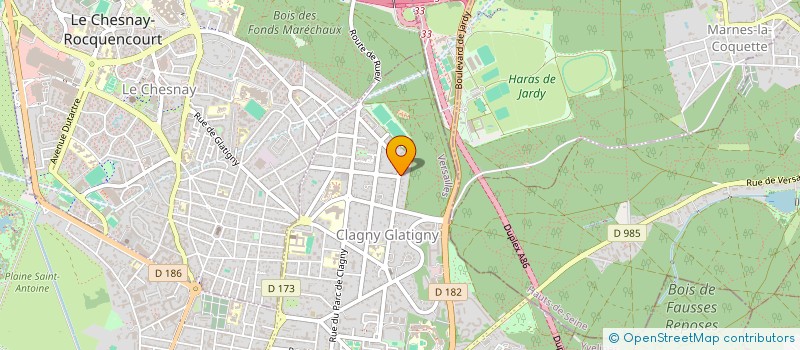 localisation de l'entreprise BEETWEEN SERVICES à VERSAILLES