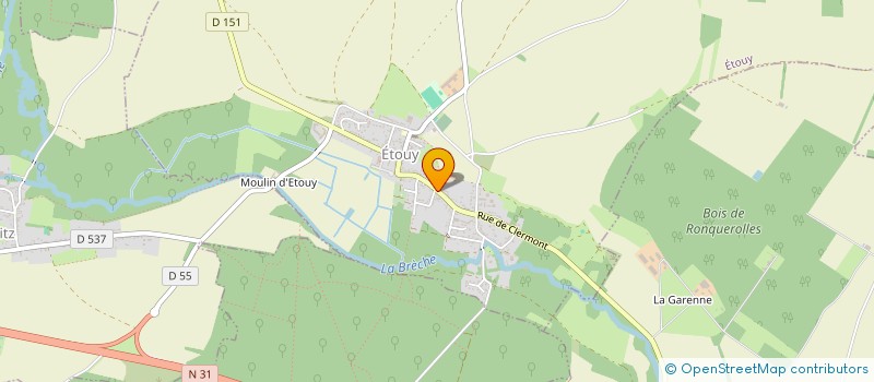 localisation de l'entreprise BEEUWSAERT TA-TP  ETOUY