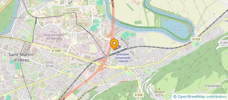 localisation de l'entreprise BEEV  GIERES