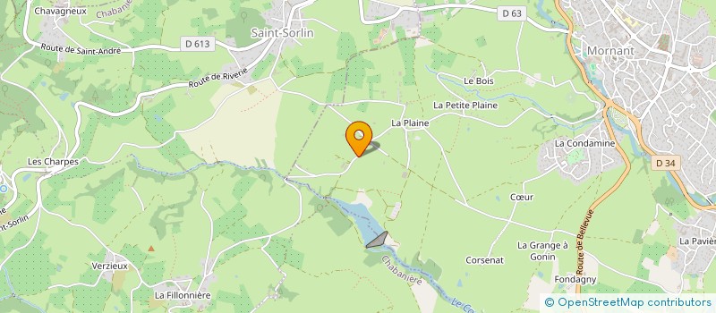 localisation de l'entreprise BEEWAIR à MORNANT