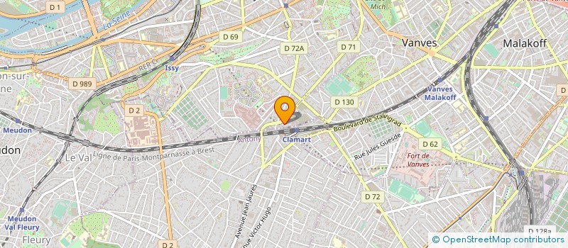 localisation de l'entreprise BEEWAKE à VANVES