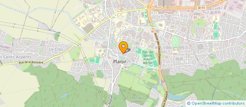 localisation de l'entreprise BEEWINGS à PLAISIR