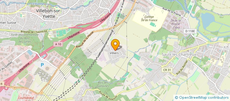 localisation de l'entreprise BEEWISE à VILLEBON-SUR-YVETTE