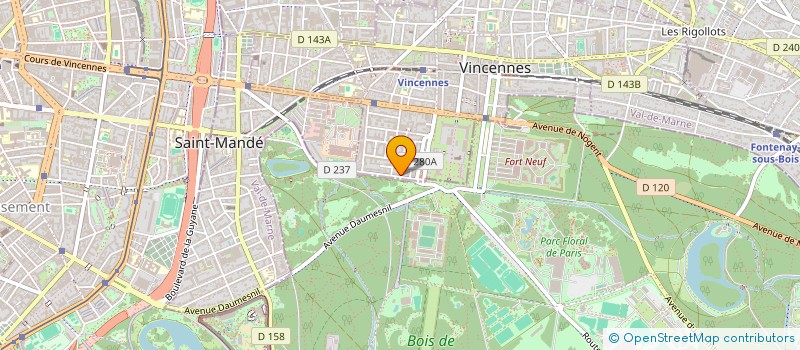localisation de l'entreprise BEEWIZUS.COM à VINCENNES