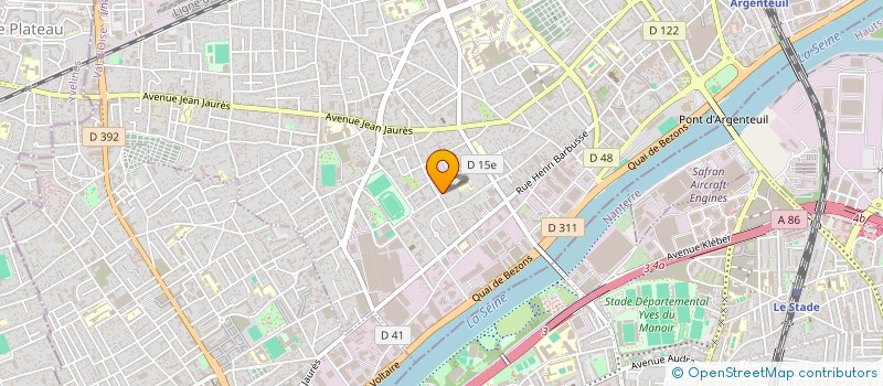 localisation de l'entreprise BEEY  ARGENTEUIL