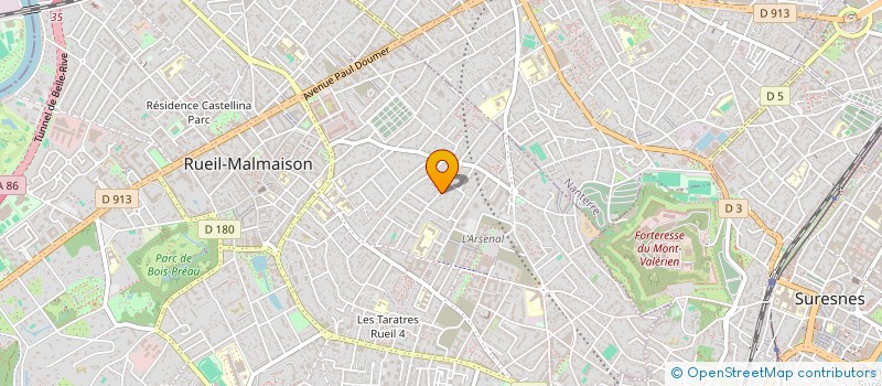 localisation de l'entreprise BEEYOU PARTNER à RUEIL-MALMAISON