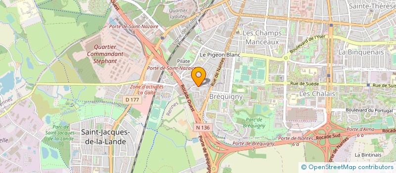 localisation de l'entreprise BEEZ BIOTECH à RENNES
