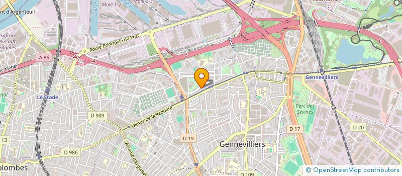 localisation de l'entreprise BEF CONCEPT à GENNEVILLIERS