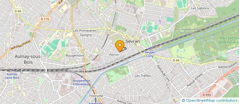 localisation de l'entreprise BEF FONDATION à SEVRAN