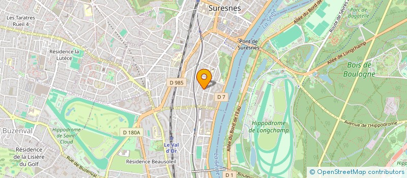 localisation de l'entreprise BEFA à SURESNES