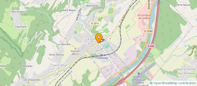 localisation de l'entreprise BEFA CONSTRUCTION à FRONTENEX