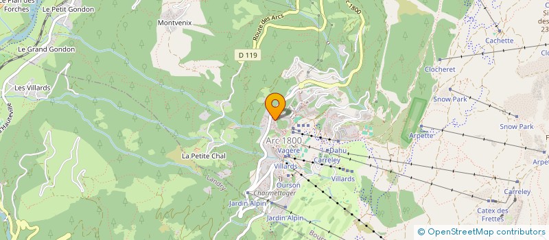 localisation de l'entreprise BEFAM'ARCS  BOURG-SAINT-MAURICE