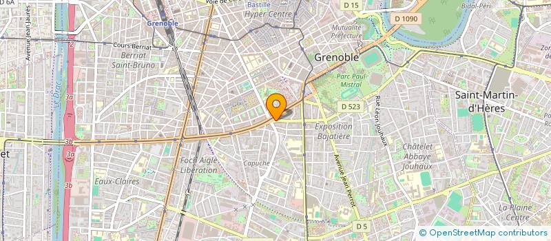 localisation de l'entreprise BEFC à GRENOBLE