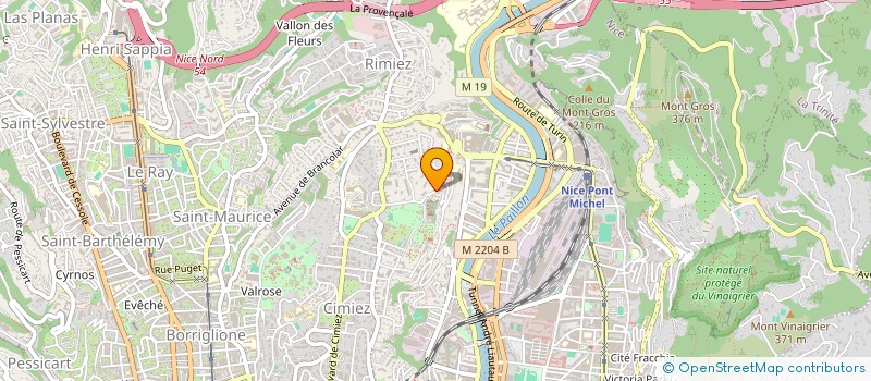 localisation de l'entreprise BEFFROI à NICE