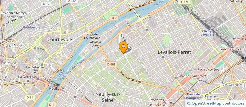 localisation de l'entreprise BEFFROY INVESTISSEMENT à NEUILLY-SUR-SEINE