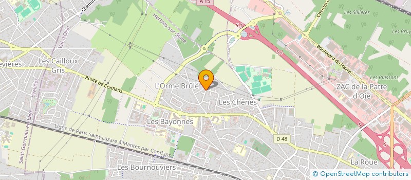 localisation de l'entreprise BEFINE CONSEILS  HERBLAY-SUR-SEINE