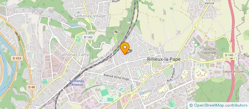 localisation de l'entreprise BEFIX UNIT à RILLIEUX-LA-PAPE