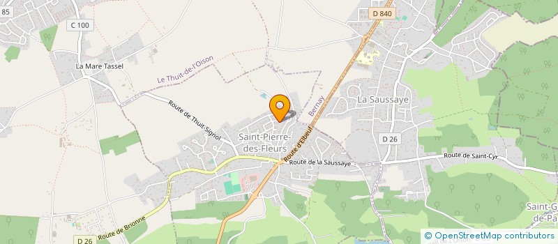 localisation de l'entreprise BEFOR  SAINT-PIERRE-DES-FLEURS