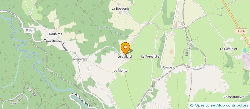 localisation de l'entreprise BEFOR  MAYRES