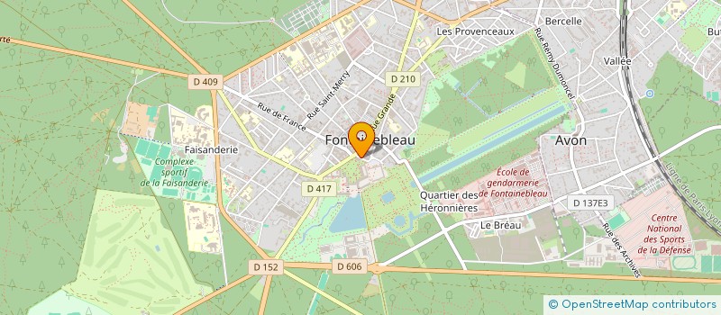 localisation de l'entreprise BEFORE à FONTAINEBLEAU