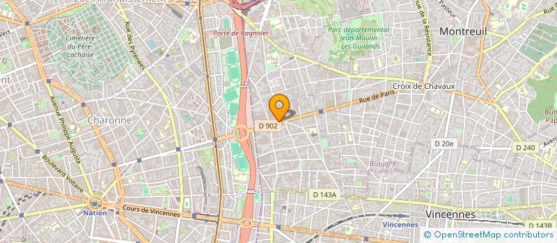 localisation de l'entreprise BEG à MONTREUIL