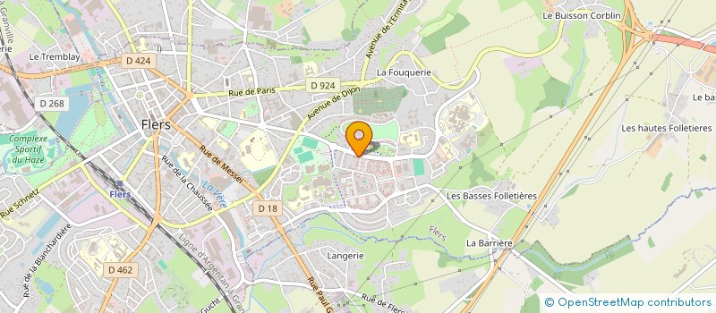 localisation de l'entreprise BEG à FLERS