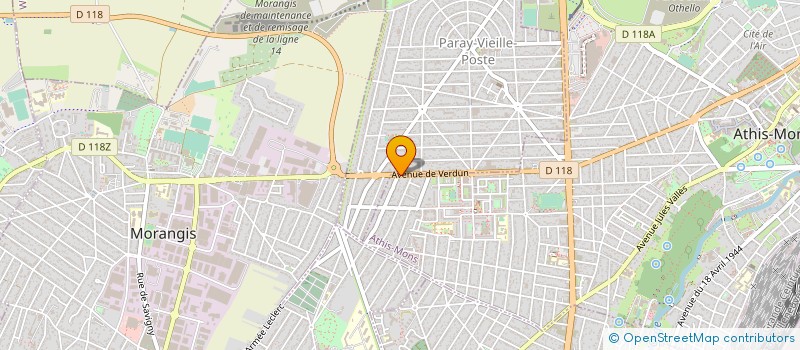 localisation de l'entreprise BEG-BATIMENT ENTR GEN DE COUVERTURE  ATHIS-MONS