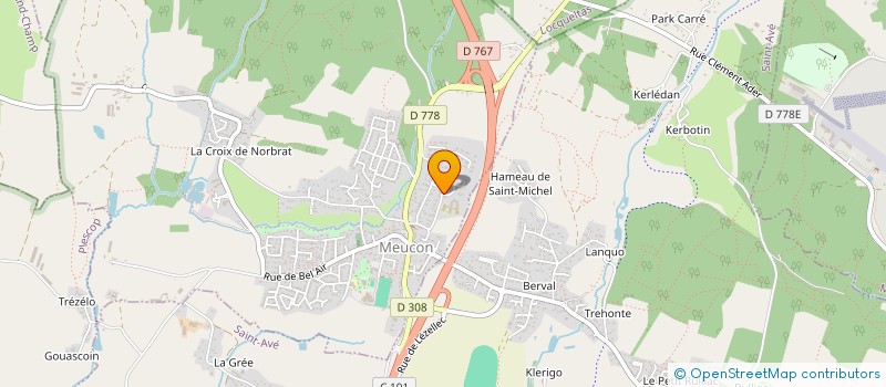 localisation de l'entreprise BEG ER VIL  MEUCON