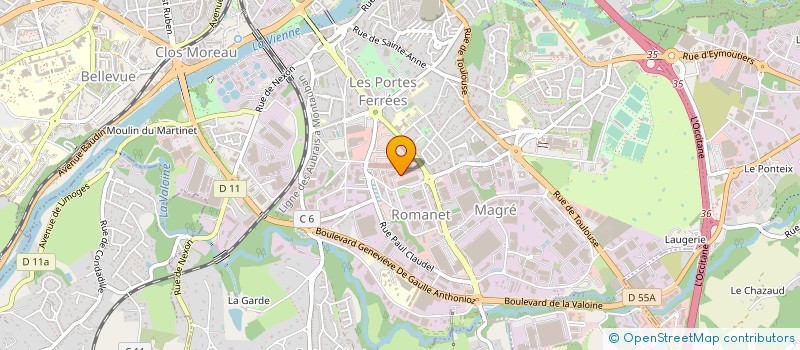 localisation de l'entreprise BEG-ESOP à LIMOGES