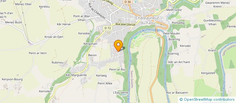 localisation de l'entreprise BEG HTJ MEIL  CHATEAUNEUF-DU-FAOU