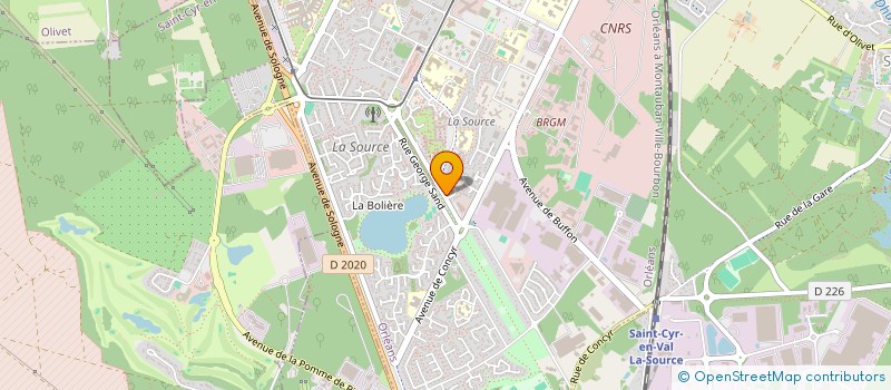 localisation de l'entreprise BEG INGENIERIE  ORLEANS