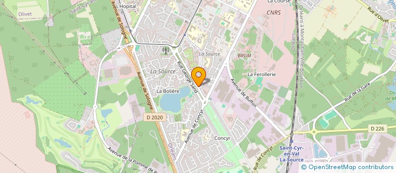 localisation de l'entreprise BEG MANAGERS à ORLEANS