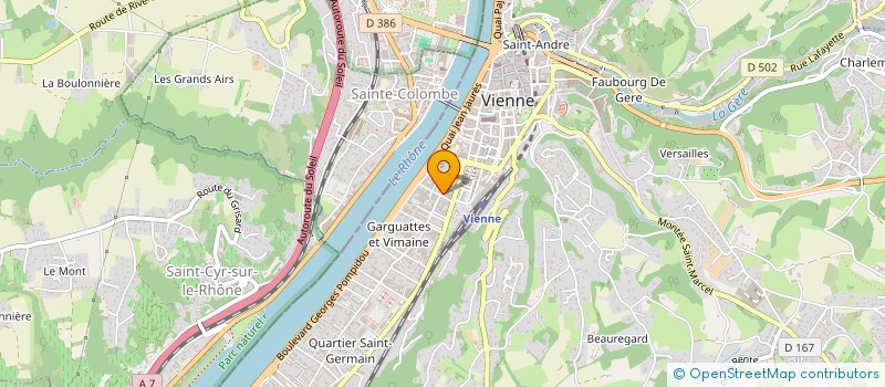 localisation de l'entreprise BEG MANISSIER à VIENNE