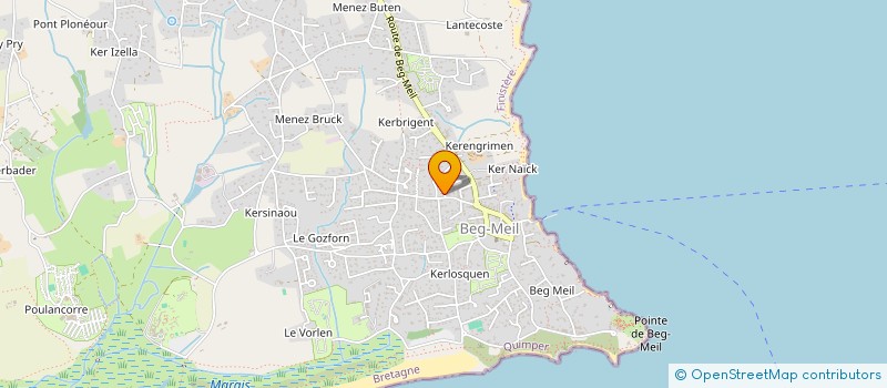 localisation de l'entreprise BEG-MEIL MOTO SPORT à FOUESNANT