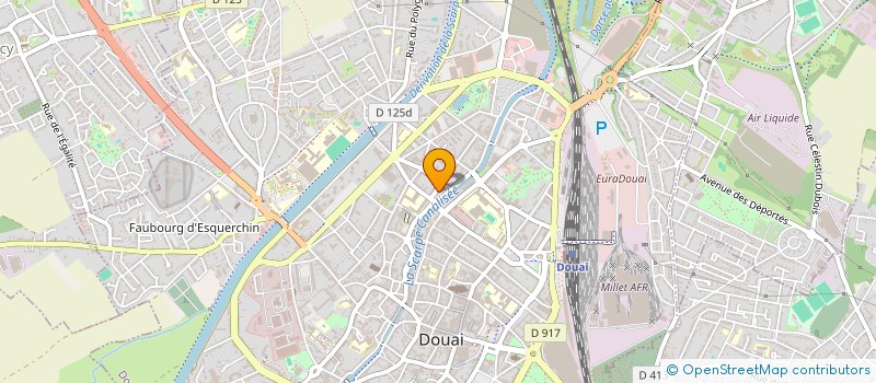 localisation de l'entreprise BEGA  DOUAI