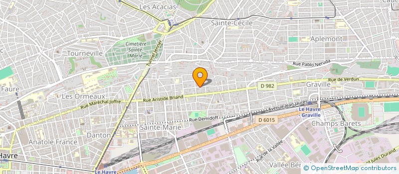 localisation de l'entreprise BEGACHE RACHID  LE HAVRE