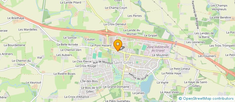 localisation de l'entreprise BEGAM IMMO à SAINT-GILLES