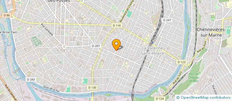 localisation de l'entreprise BEGANFRY à SAINT-MAUR-DES-FOSSES