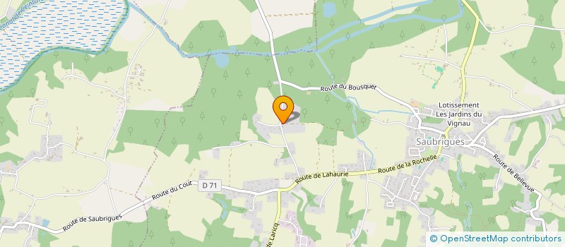 localisation de l'entreprise BEGARDS JEROME ET PASCALE  SAUBRIGUES