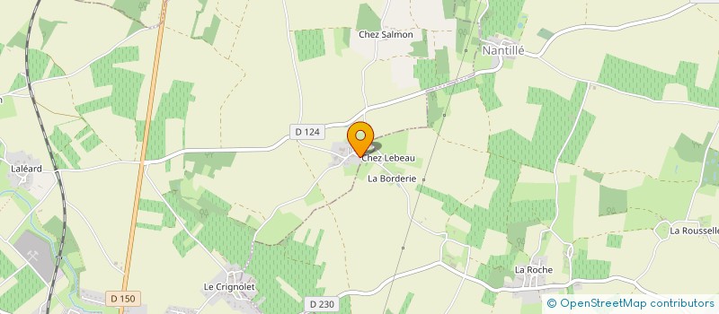 localisation de l'entreprise BEGAUD FETIVEAUD  VILLARS-LES-BOIS