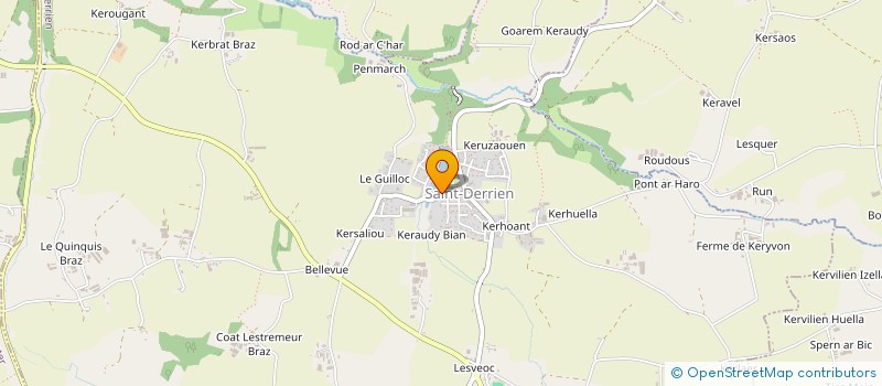 localisation de l'entreprise BEGAVEL  TREFLAOUENAN