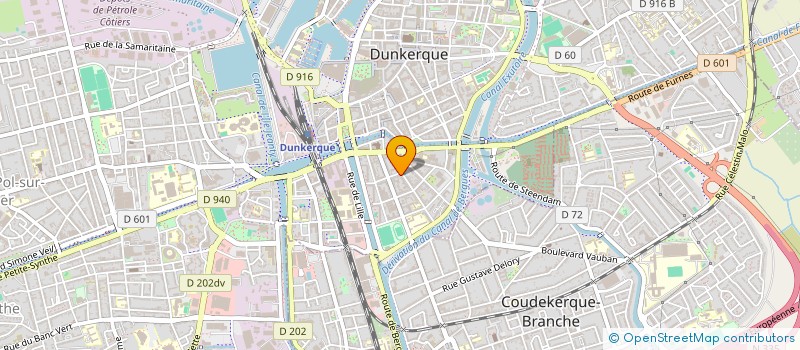 localisation de l'entreprise BEGDEF à DUNKERQUE